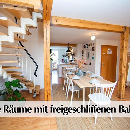 Helles 80M2 Maisonette-Loft Mit Balkon, Kingsize Bett, Smart-Tv, Etc Apartman Erfurt Kültér fotó