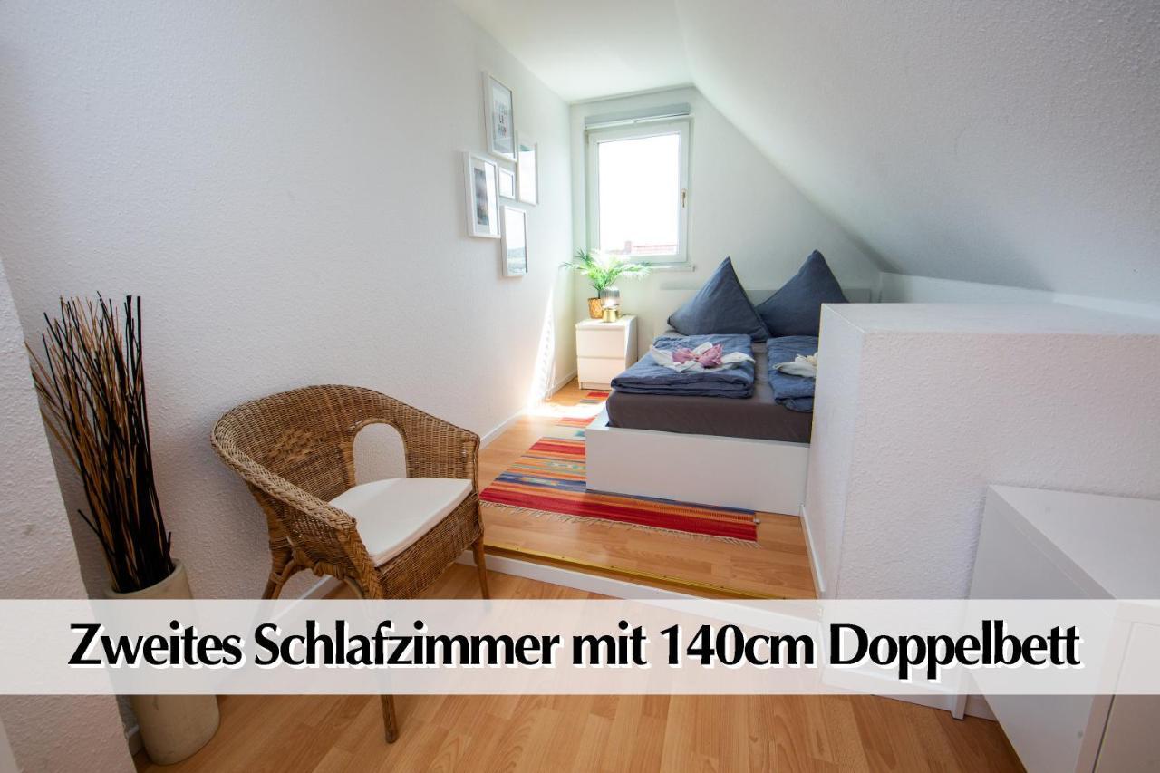 Helles 80M2 Maisonette-Loft Mit Balkon, Kingsize Bett, Smart-Tv, Etc Apartman Erfurt Kültér fotó