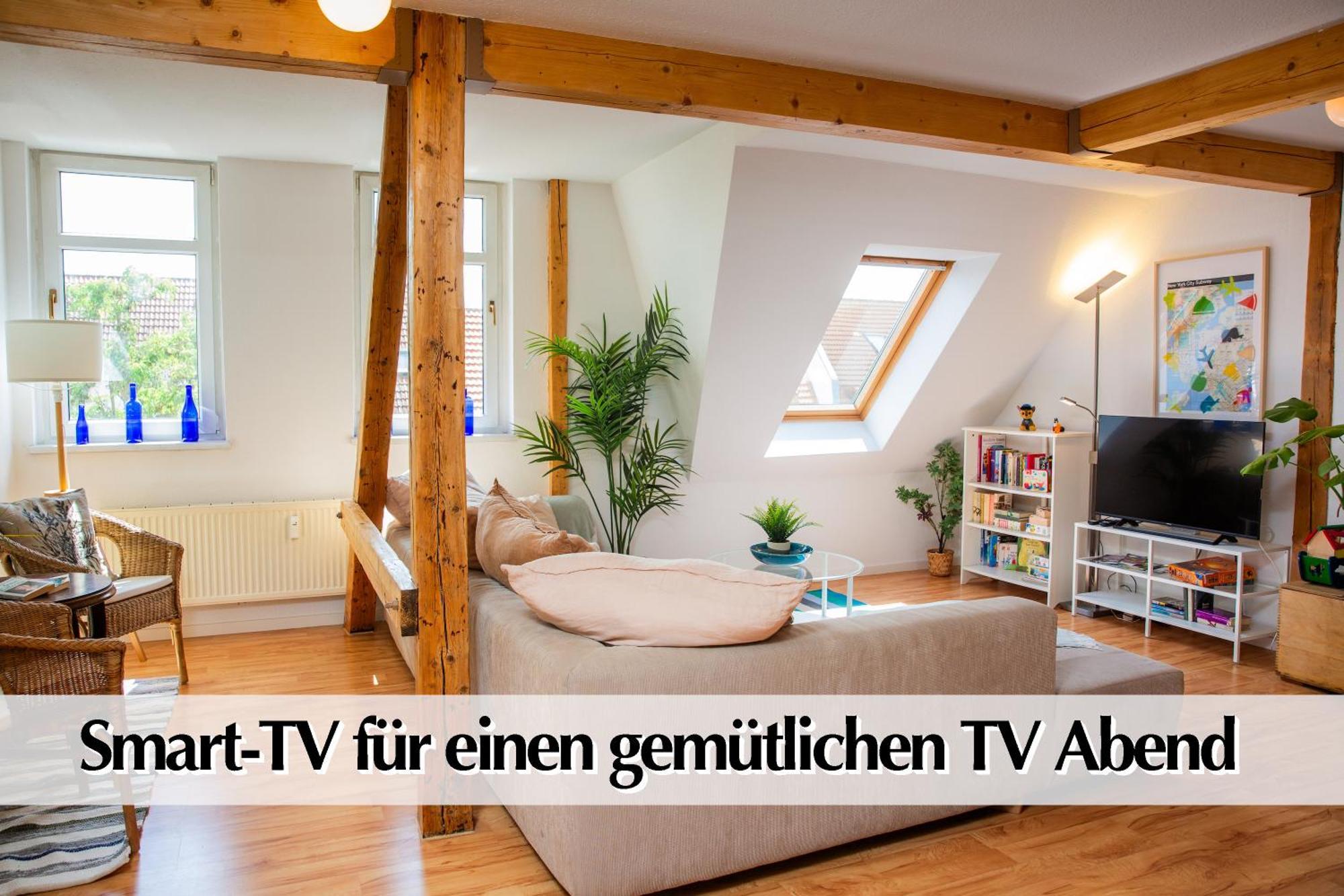 Helles 80M2 Maisonette-Loft Mit Balkon, Kingsize Bett, Smart-Tv, Etc Apartman Erfurt Kültér fotó